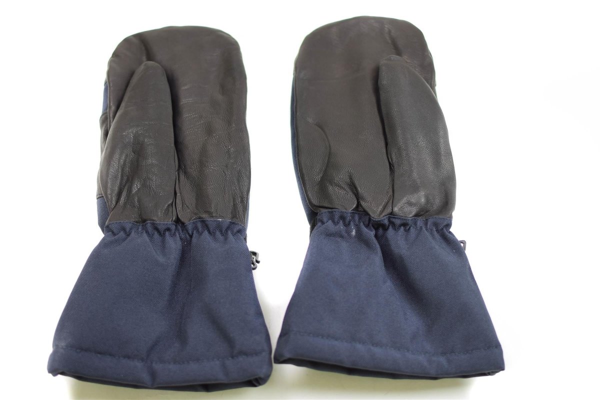 Mittens del ejército holandés original Guantes de invierno de la OTAN azul marino marítima marítima nueva