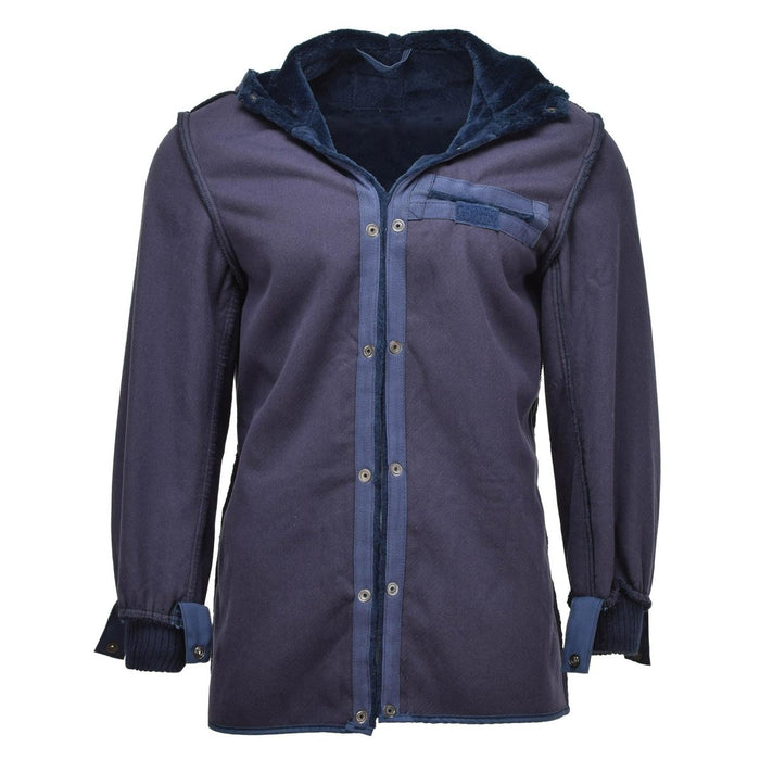 Parka original del ejército holandés con capucha, edición militar, diseñada para brindar calidez y durabilidad en climas fríos.