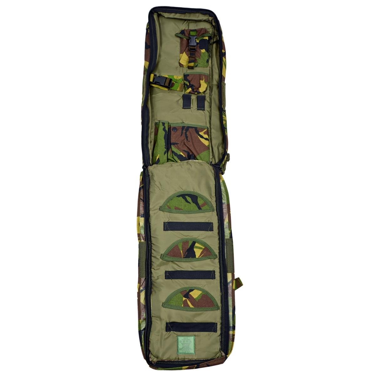 Bolso de hombro original del ejército holandés, acolchado, modular, largo, portaequipajes, DPM Camo