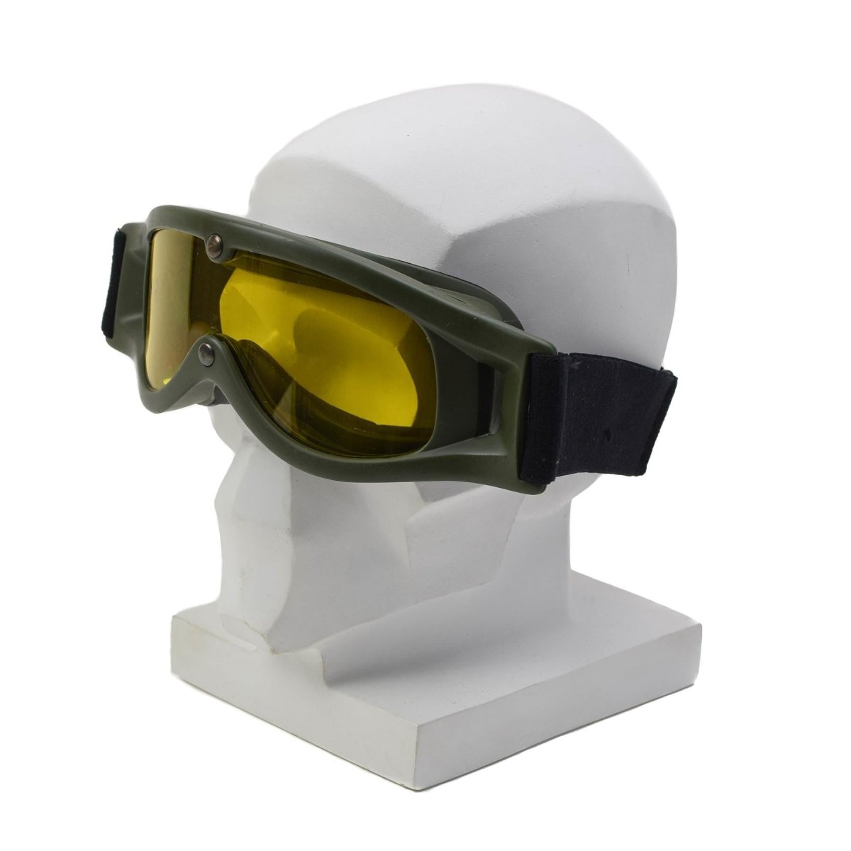 Gafas tácticas originales del ejército holandés 3 lentes Bolsa con correa ajustable Oliva