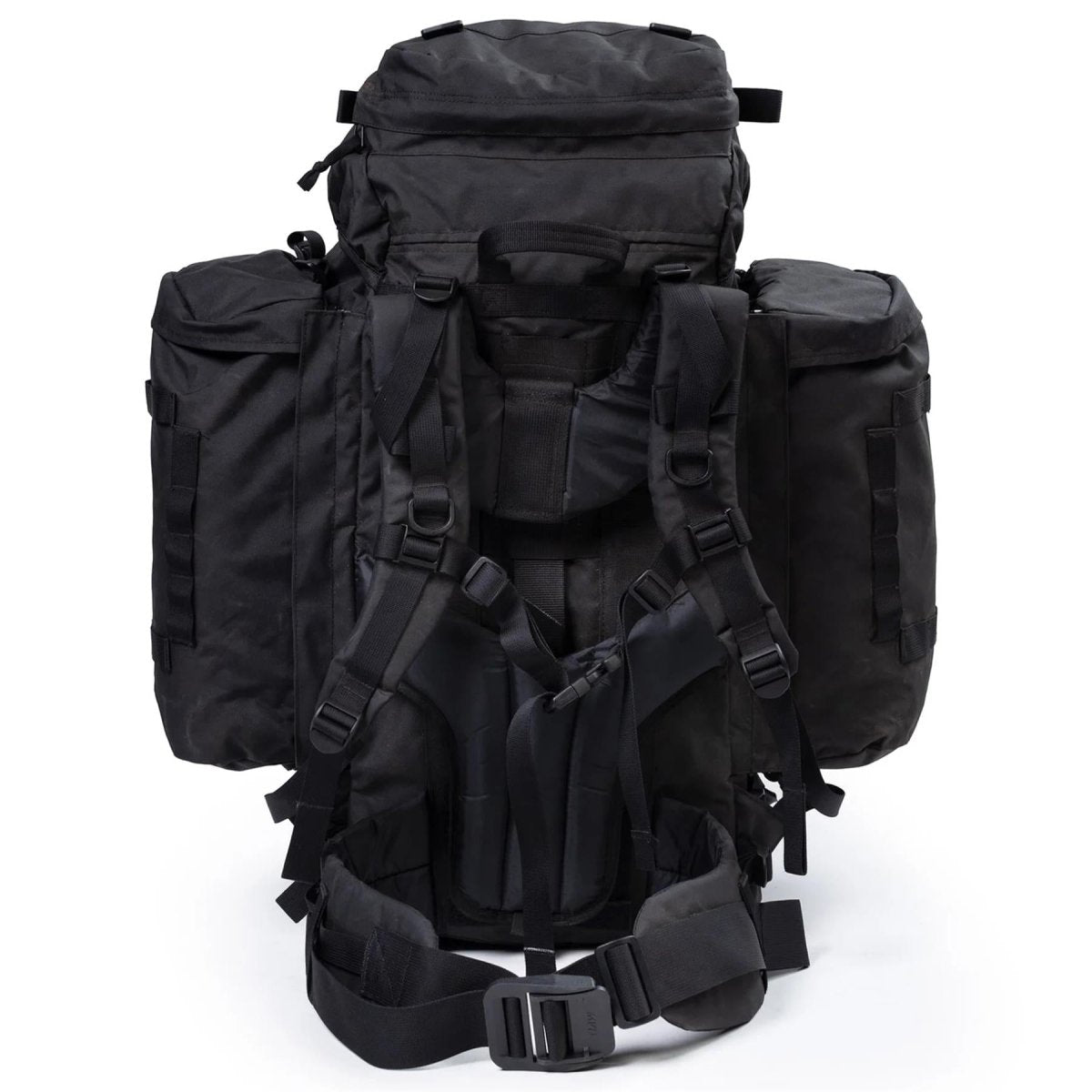 Mochila grande Original Dutch Military 40+20L Mochila para senderismo y acampada Negro