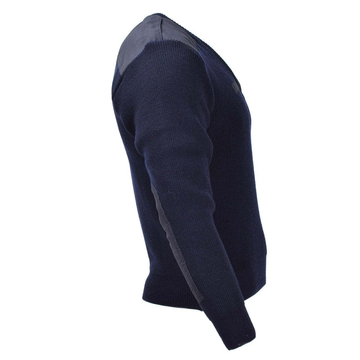 Original holandés militar azul suéter jarra