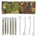 Original holandés Militar Militar DPM Camuflage Campa de agua Repelente al aire libre acampar al aire libre