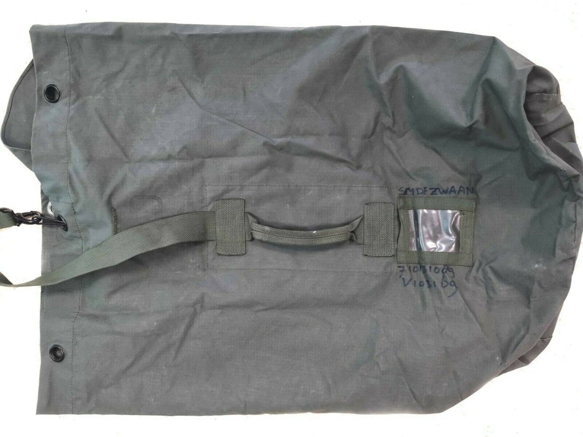 Bolso de lona militar holandesa original 100 literas ripstop sack lona kit olive