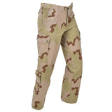 Pantalones militares holandeses originales Palacos de carga de corte Camuflaje del desierto
