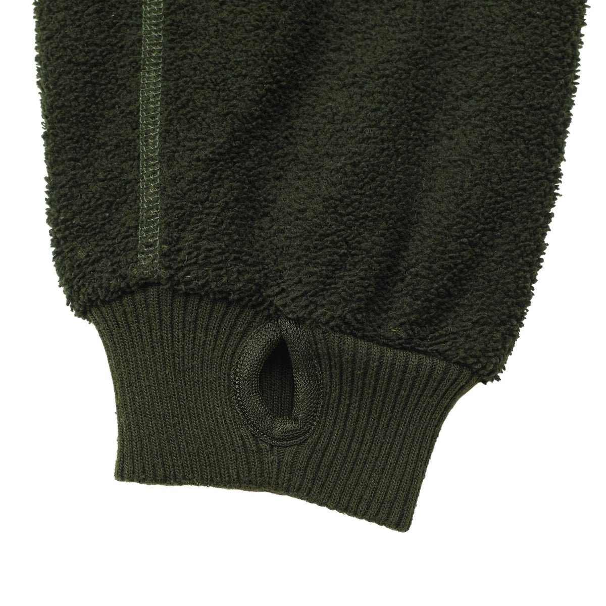 Chaqueta de vellón militar holandesa original suave suave clima frío
