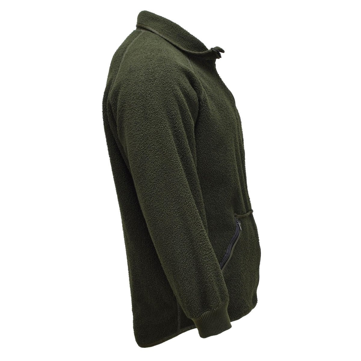 Chaqueta de vellón militar holandesa original suave suave clima frío