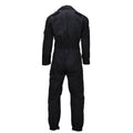 Mono de vuelo militar holandés original Rodillas reforzadas Cremallera doble Negro