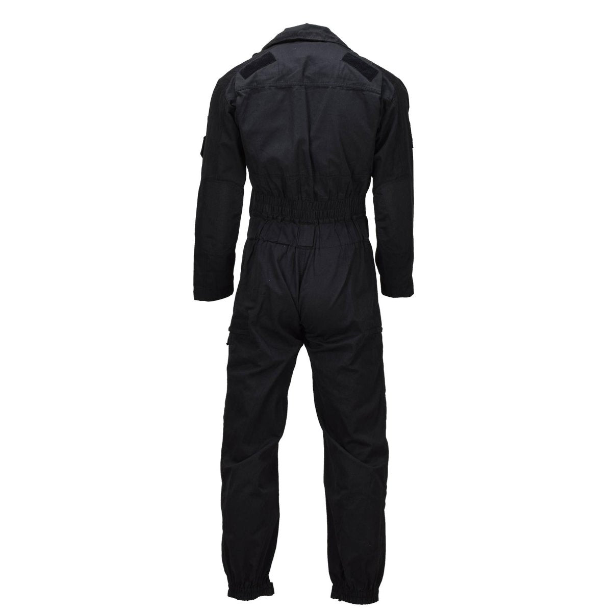 Mono de vuelo militar holandés original Rodillas reforzadas Cremallera doble Negro