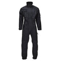 Mono de vuelo militar holandés original Rodillas reforzadas Cremallera doble Negro