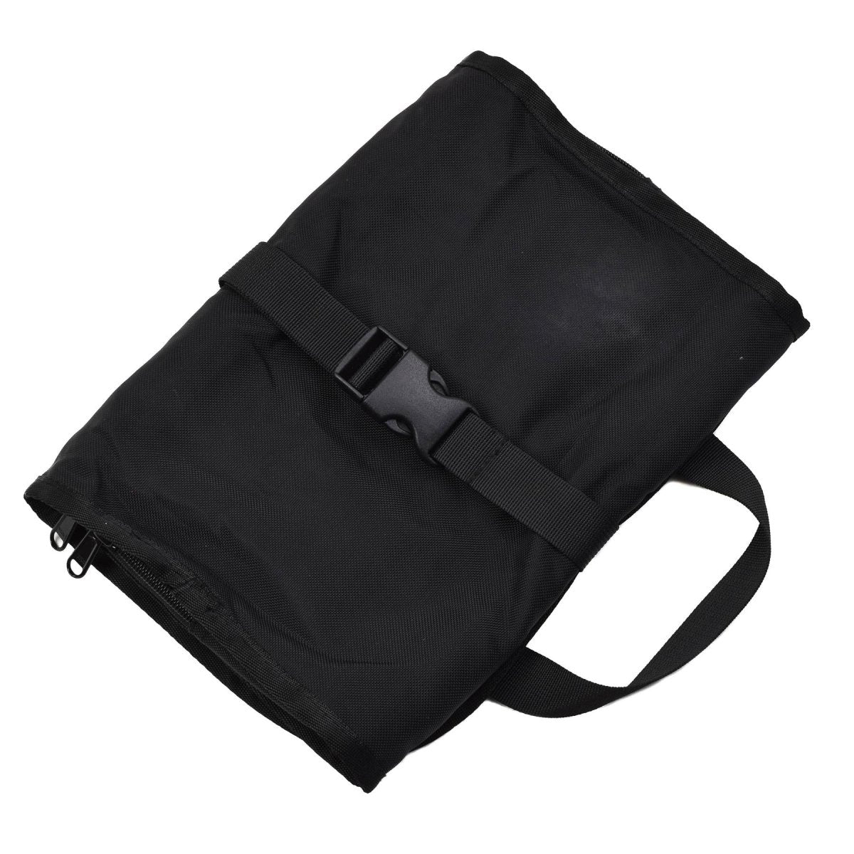 Neceser plegable militar holandés original Organizador de lavado de viaje negro