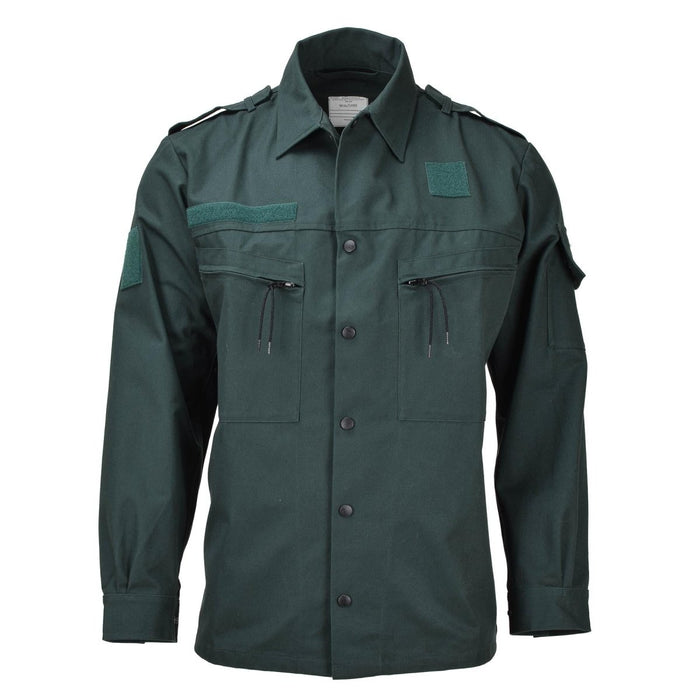 Camisa verde militar original holandesa peso pesado combate táctico manga larga NUEVO - GoMilitar