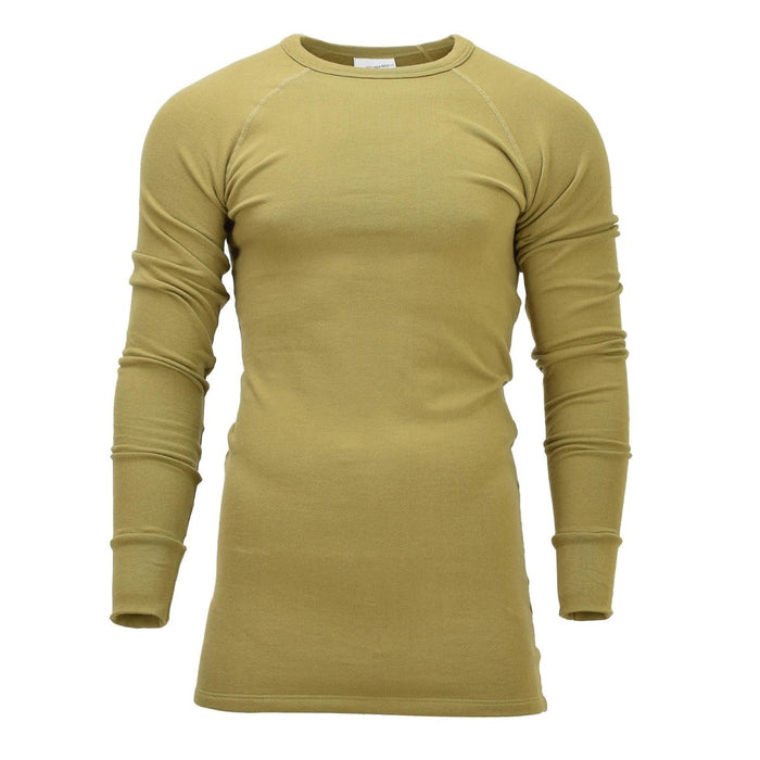 Camiseta Interior Térmica De Manga Larga Original Dutch Military Koala Caqui - GoMilitar