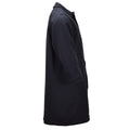 Abrigo de vestir largo militar holandés original Servicio formal Edición del ejército Negro