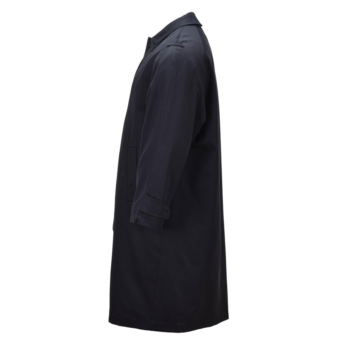 Abrigo de vestir largo militar holandés original Servicio formal Edición del ejército Negro