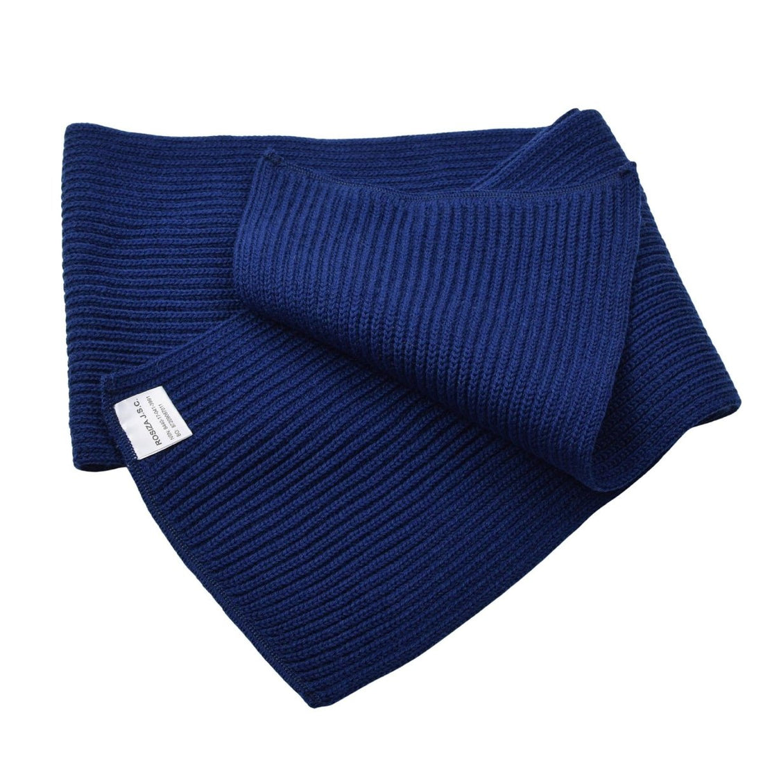 Bufanda militar holandesa original Maribelle Lana Superlavado Transpirable Azul