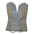 Guantes de oliva militares holandeses originales de cuero calentador de aramid resistente al calor de cuero Nuevo