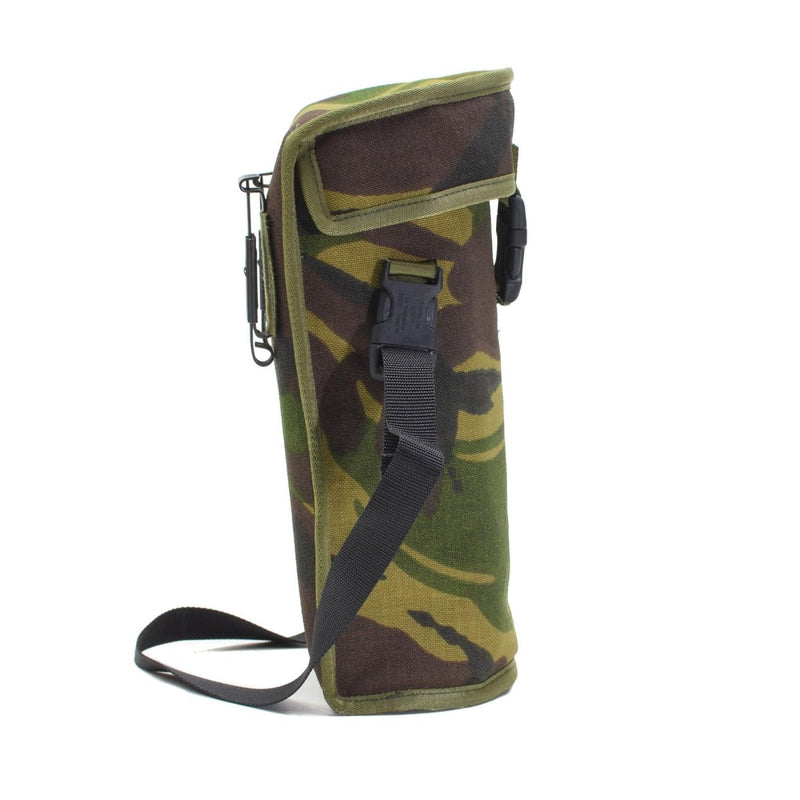 Original Dutch Military optics pouch in DPM camo with ALICE attachment and quick-release buckle, durable tactical gear accessory