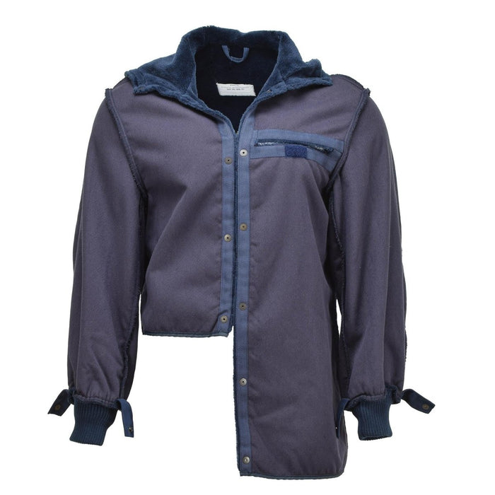 Parka militar holandesa original con capucha polar, chaqueta térmica cálida para climas fríos y uso al aire libre.
