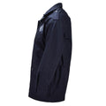 Parka militar holandesa original Múltiples bolsillos Cuello alto Logotipo de pescador Azul
