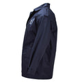 Parka militar holandesa original con cuello vuelto y logo de pescador, chaqueta militar azul