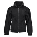 Chaqueta de vellón de la policía militar holandesa original suéter de invierno negro