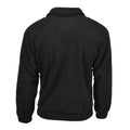 Chaqueta de vellón de la policía militar holandesa original suéter de invierno negro