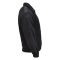 Chaqueta de vellón de la policía militar holandesa original suéter de invierno negro