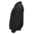 Chaqueta de vellón de la policía militar holandesa original suéter de invierno negro