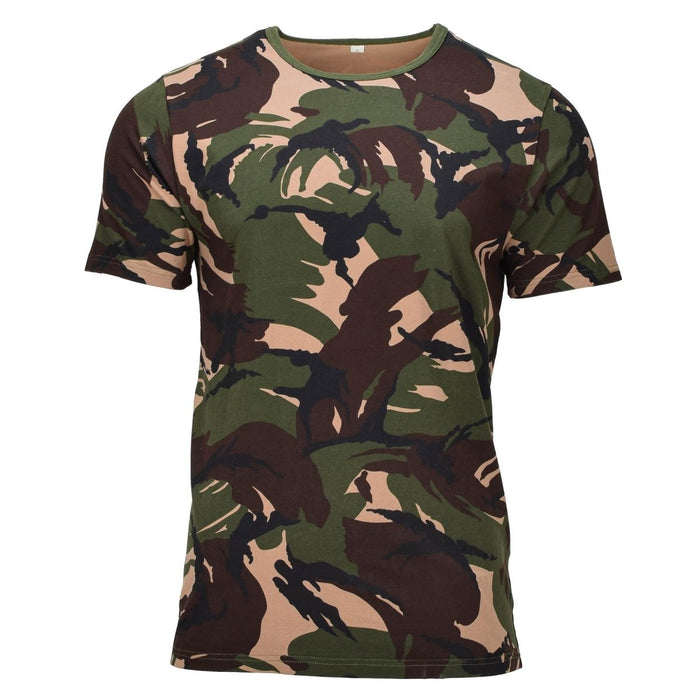 Camiseta Militar Holandesa Original Ligera Manga Corta Camuflaje Woodland - GoMilitar