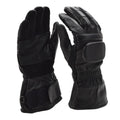 Guantes tácticos militares holandeses originales de cuero reforzado para nudillos, color negro