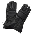 Guantes tácticos militares holandeses originales de cuero reforzado para nudillos, color negro