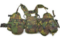 Juego de chalecos tácticos militares holandeses originales bosque antiguo modelo Alice clip bolsas