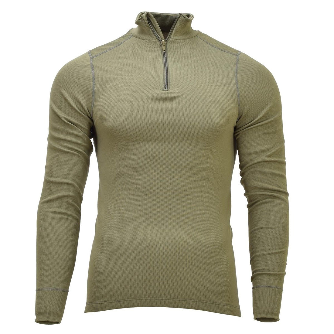 Camisetas interiores térmicas militares holandesas originales transpirables de secado rápido verde oliva