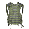 Chaleco militar holandés original solo Combate táctico verde reforzados hombros