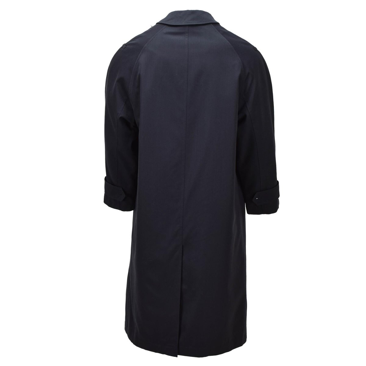 Abrigo de vestir largo para mujer militar holandés Original abrigo de servicio Formal negro