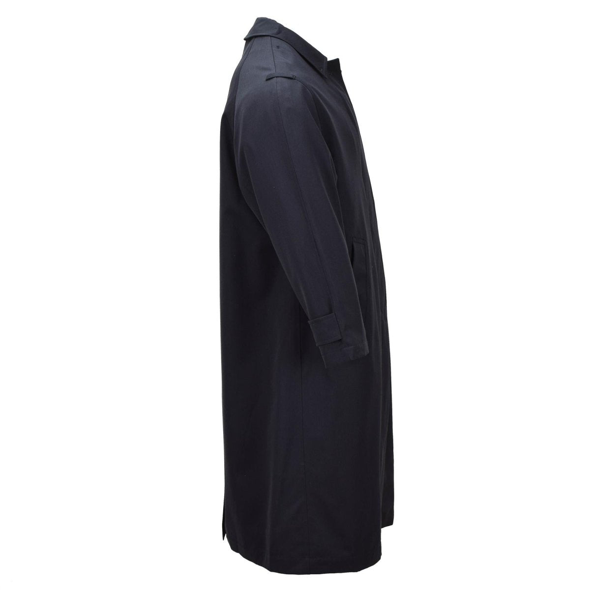 Abrigo de vestir largo para mujer militar holandés Original abrigo de servicio Formal negro