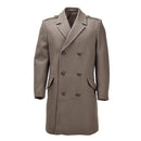 Original Dutch Military Wool Dress Coat Double Breasted Army Issue Khaki - GoMilitar