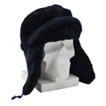 Gorro de invierno original de la policía holandesa, orejeras plegables, frente reforzada, azul