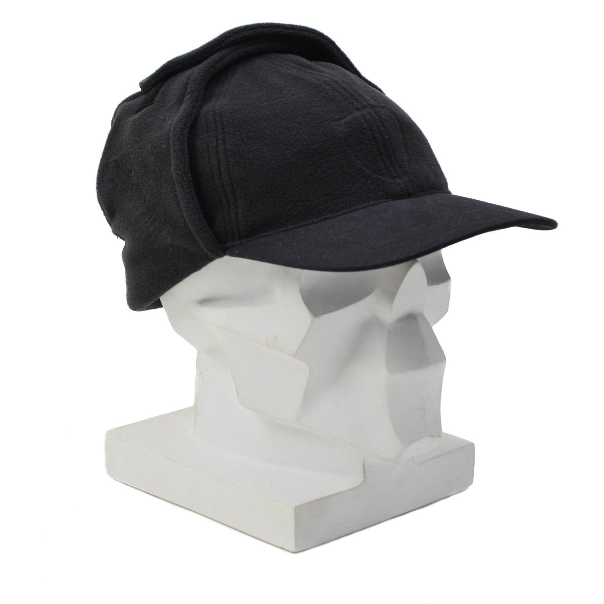 Gorro de invierno original de la policía holandesa Construcción robusta Aislamiento térmico Negro
