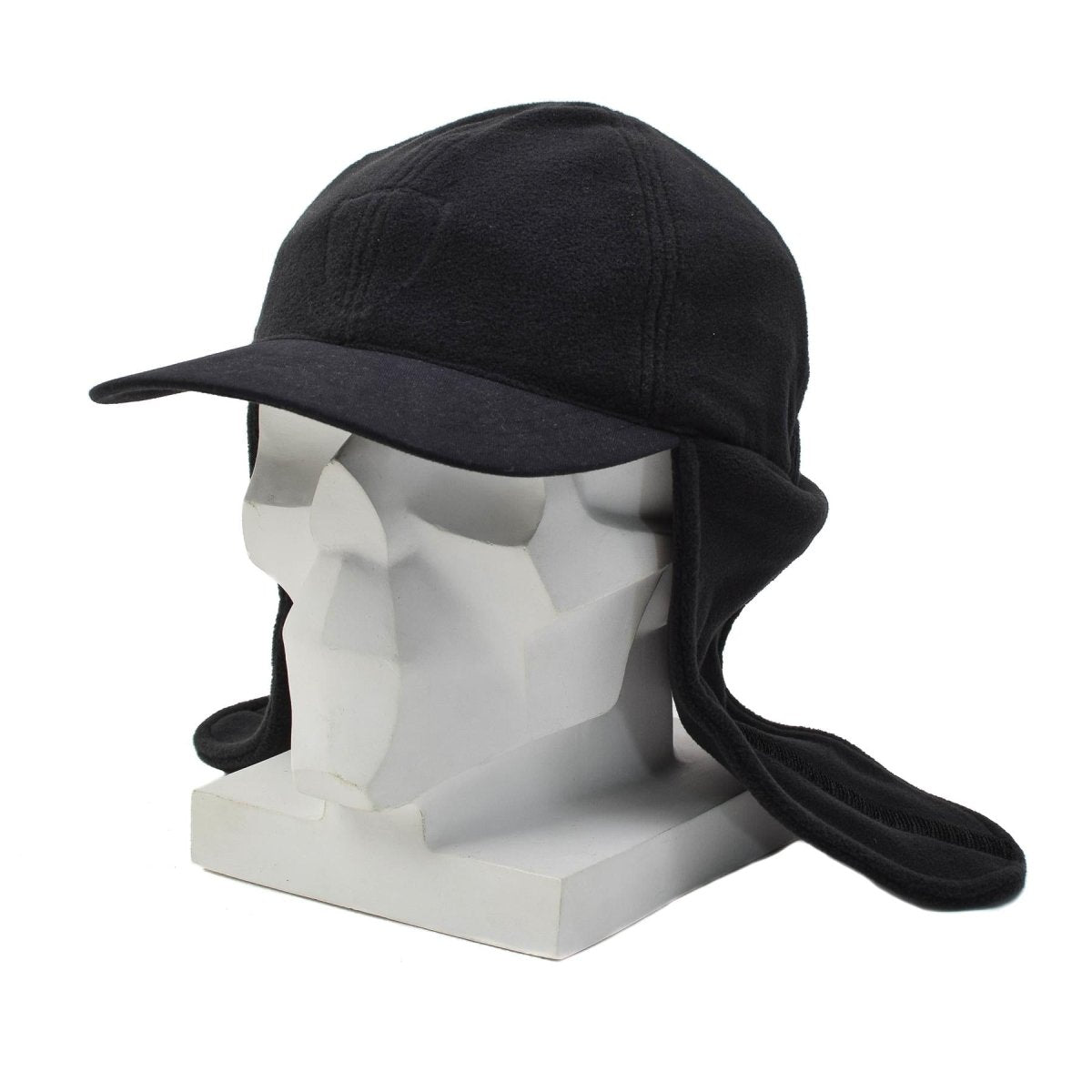 Gorro de invierno original de la policía holandesa Construcción robusta Aislamiento térmico Negro
