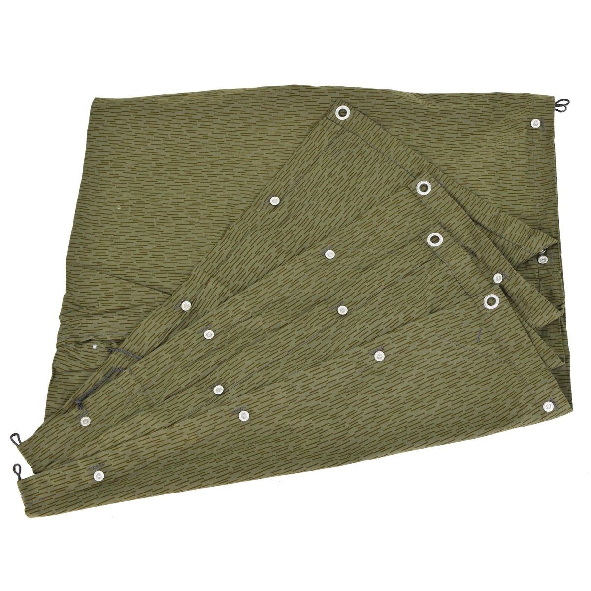 Alemania Oriental original NVA Refugio Half Rain Drap Patrón de Strichtarn Surplus New