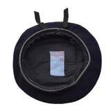 Original del ejército francés de la lana azul oscuro Comando de boina Capa ligera Vintage Nuevo
