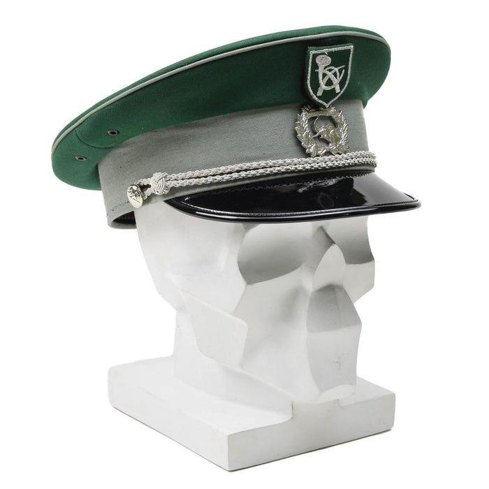 Gorra original con visera verde militar francesa Insignia de Costa de Marfil ligera NUEVO - GoMilitar