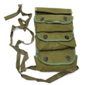 Original del ejército francés Granada Pouch Munición militar Muneine 3 Celdas Bag Case