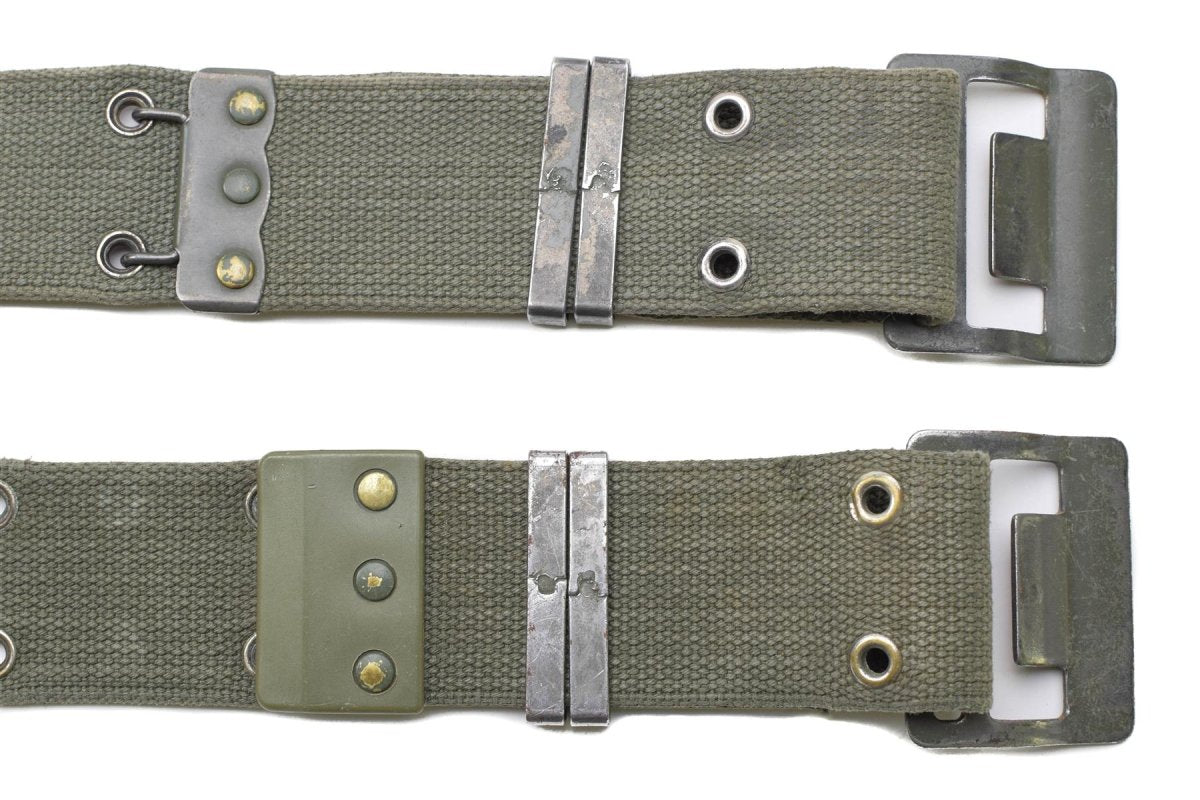 Original del ejército francés azul marino cinturón famosas olive od web France militar nuevo