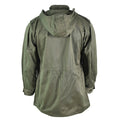 Ejército francés original Olive OD Chaqueta Fatiga Combate Militares capladas Parka sateen