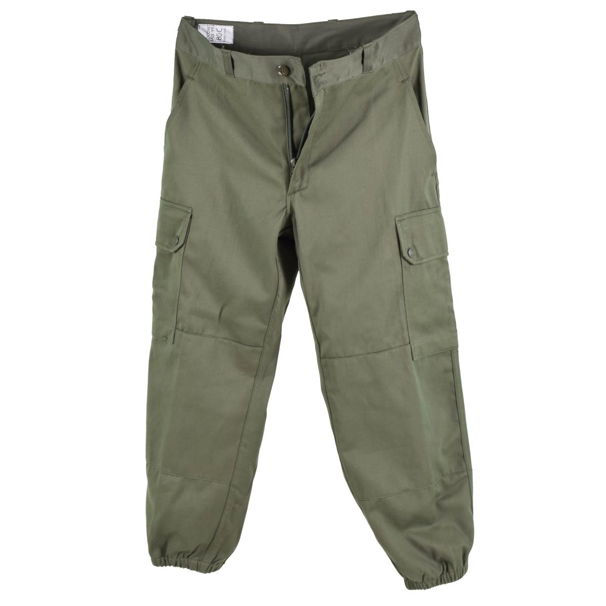 Pantalones del ejército francés original Tropas de campo Militar Green Bdu pantalones excedente nuevo