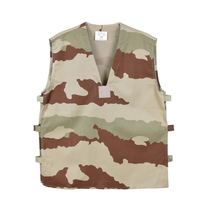 Chaleco táctico GAO original del ejército francés con patrón de camuflaje del desierto F2 para uso militar y al aire libre