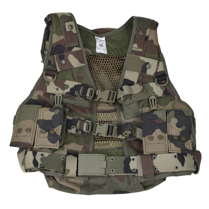 Chaleco táctico CCE de asalto militar francés original, bolsas para granadas de combate, NUEVO - GoMilitar